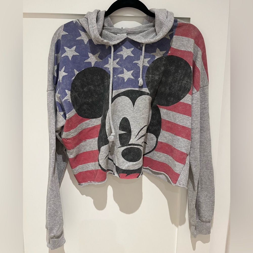 Vintage Disney Mickey Cropped Sweater